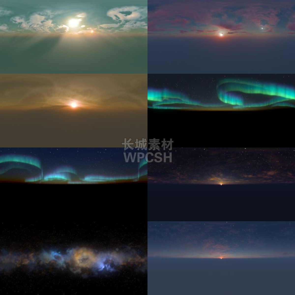 60個(gè)宇宙太空星空天空exr格式HDRI圖素材下載