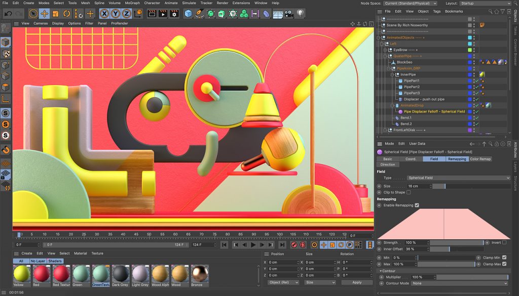 C4D R21 預設庫 C4D R21 官方預設
